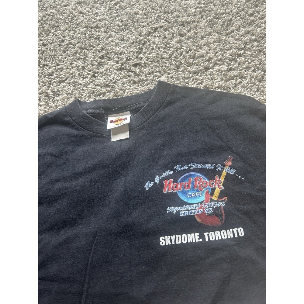 Vintage Hard Rock Cafe Men's S/M Skydome Toronto Graphic Short Sleeve T-Shirt